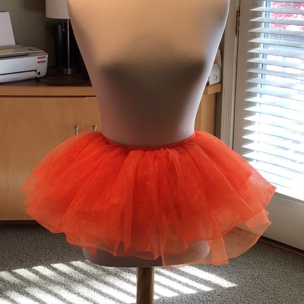 Orange Tutu in Like New Condition